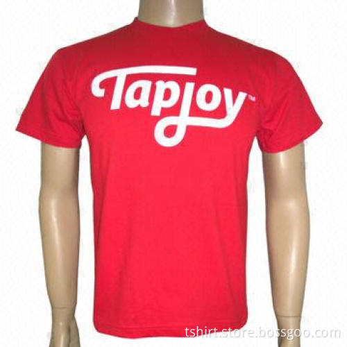 Men's/100% Cotton/Printed/Short Sleeves/Fashion T-shirt, Customized Colors and Sizes are Accepted